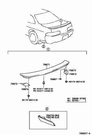 Спойлер и брызговики
