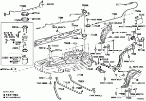 Топливный бак заливная горловина
