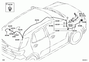 Омыватель задний
