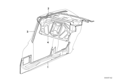 Боковой каркас/перегородка