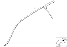 Декоративная планка крыши/леер