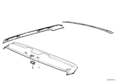 Облицовка крыши-накладка потолка Пд