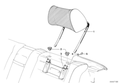 подголовники задние