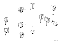 Выключатель в центральной консоли