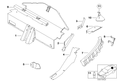 Отделение для складного верха