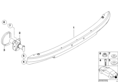 Кронштейн бампера Зд
