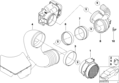 Термоанемометрический расходомер воздуха