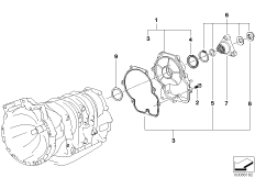 A5S360R/390R выходной вал