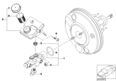 Главный тормозной цилиндр DSC