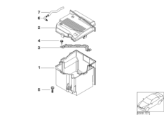 Крепление батареи и дополнит. элементы
