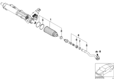 Тяга рулевая, маятник, поперечная тяга
