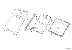 Детали чехла для перевозки лыж