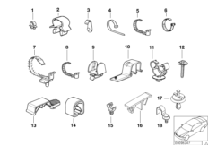 Различные держатели провода