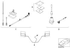 К-т доосн.двухкан.телефонной антенной