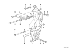 Элементы крепления генератора