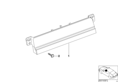 Глухая панель радиоприемника