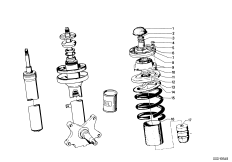 Опора аморт.ст./изол.прокл.пруж./доп.эл.