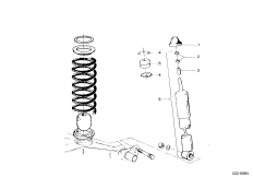 Амортизатор/витая пружина/дополн.элемен.