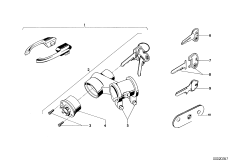 Замок вала рул.кол./выключ.заж.и старт.