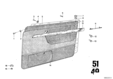 Обшивка двери Пд