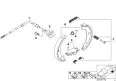 Колодки тормозные барабанные