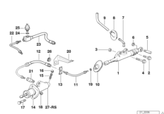 Цилиндр тормозной рабочий