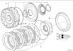 ZF 4HP22/24 Неподвижный диск.фрикцион D