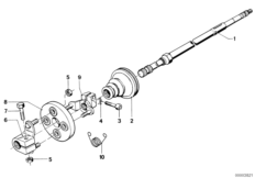 Колонка рулевая