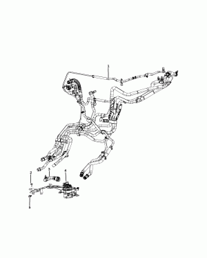 BATTERY COOLANT HEATER AUXILIARY PUMP AND HOSES [XDQ]