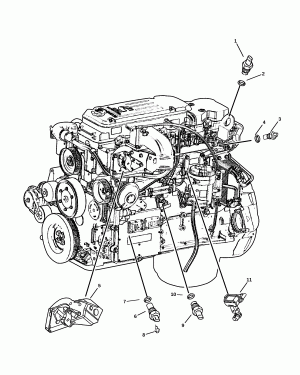 SENSORS - 5.9L DIESEL ENGINE