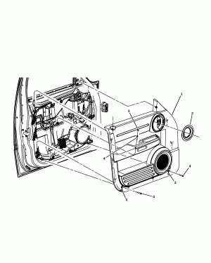 TRIM PANEL, FRONT DOOR