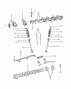 CAMSHAFT AND VALVETRAIN 3.3L [EGA]