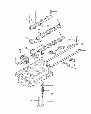 CAMSHAFTS AND VALVETRAIN 2.0L DIESEL [ECD]