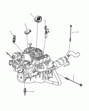 SENSORS - 5.9L GAS ENGINE