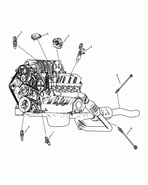 SENSORS - 8.0L V10 ENGINE