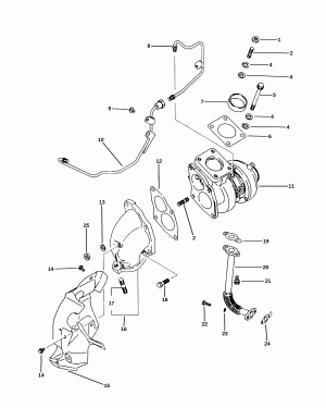 TURBOCHARGER ASSEMBLY 2.0L (EBG)
