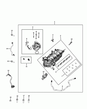 INTAKE MANIFOLD 1.0 TURBOCHARGED