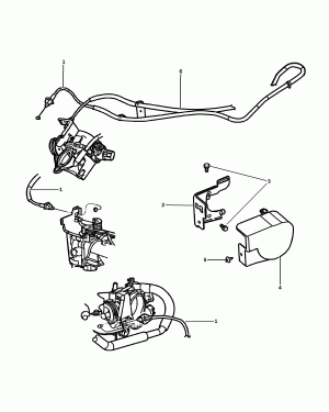 THROTTLE CONTROLS 2.0L-2.4L-2.7L ENGINE