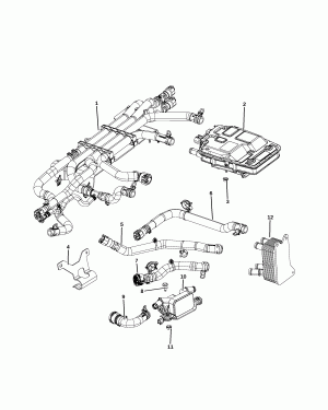 HEATER, HEAT EXCHANGER AND HOSES [XDQ]