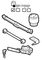 Suspens.front axle 1