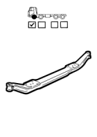 Axle beam, fr.axle 1