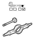 Axle housing, rear 2