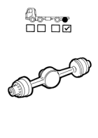 2nd rear axle compl.