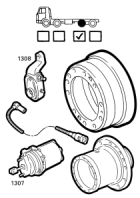 Fittings rear axle 1