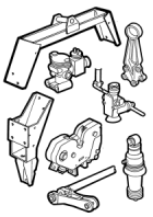 Mountings, cab to ch