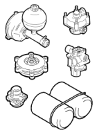 Brake system, chassis