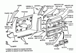 SOFT, INTERIOR TRIM-Interior trim panels & related parts - B/T 54 - Mercury - Front