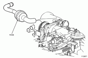 MANIFOLDS, THERMOSTATS & EMISSION PARTS-Idler air bypass tube