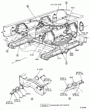 REAR SUSPENSION (SPRINGS AND SHOCK ABSORBERS)-Springs and shock absorbers- Hendrickson - Page A-FT800/900