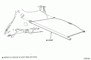 SOFT, INTERIOR TRIM-Luggage compartment trim - cover - B/T 74